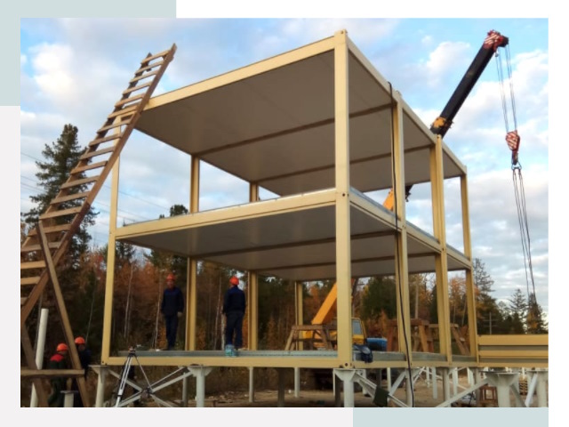 Строительство модульных здания Щербинка