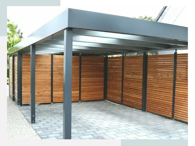 Навесы для парковки в Щербинке