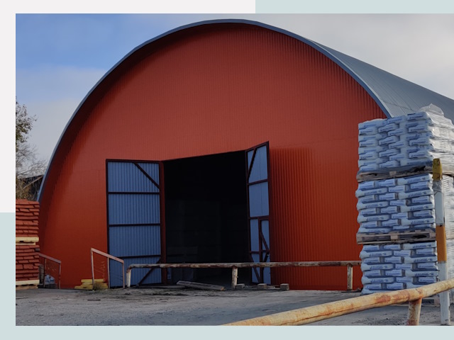 Полукруглые ангары по цене от 611 руб. в Щербинка