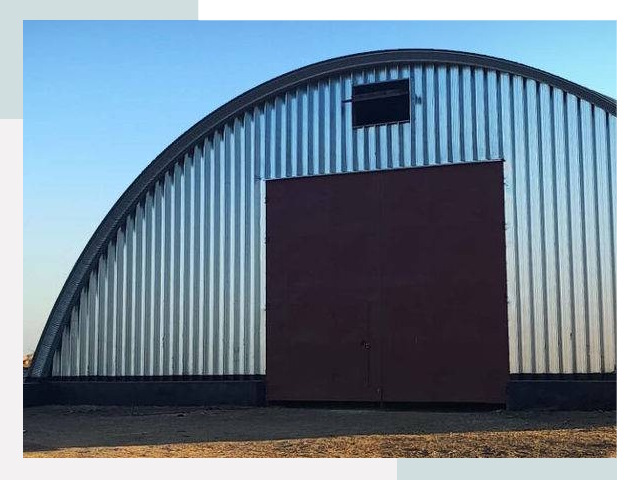 Бескаркасные ангары в Щербинке