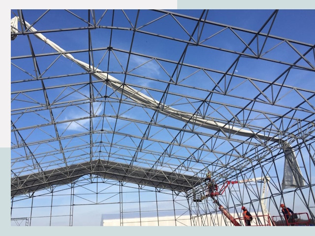 Шатровые ангары от 611 руб. в Щербинке и Московской области