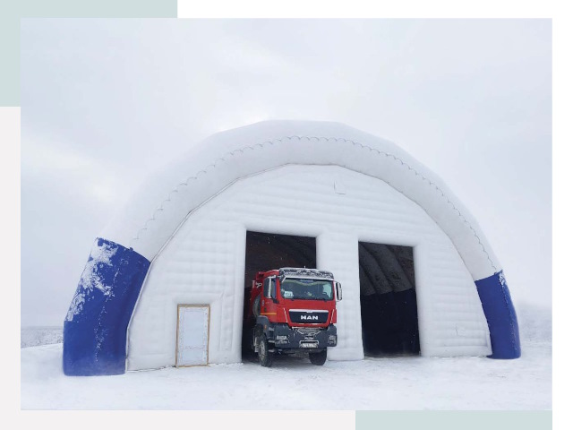 Мобильные ангары в Щербинке