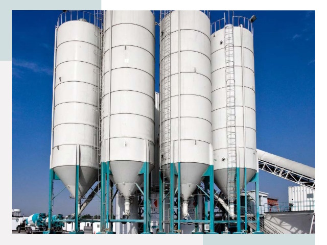 Строительство цементных силосов в Щербинке