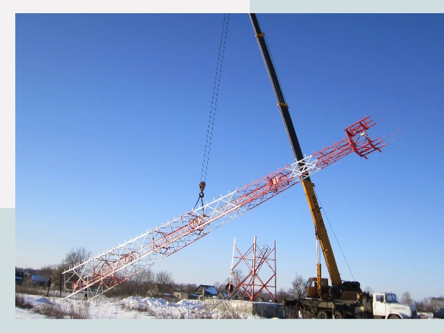 Строительство башен связи в Щербинке от 611 руб.