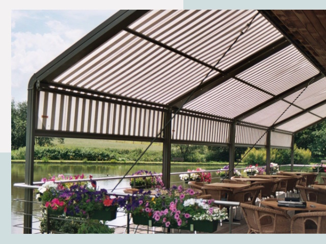 Элегантные навесы для кафе от 611 руб в Щербинка