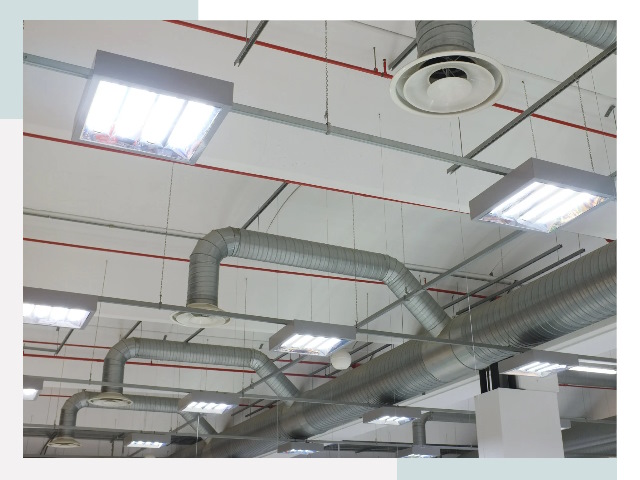 Вентиляция ангаров в Щербинке