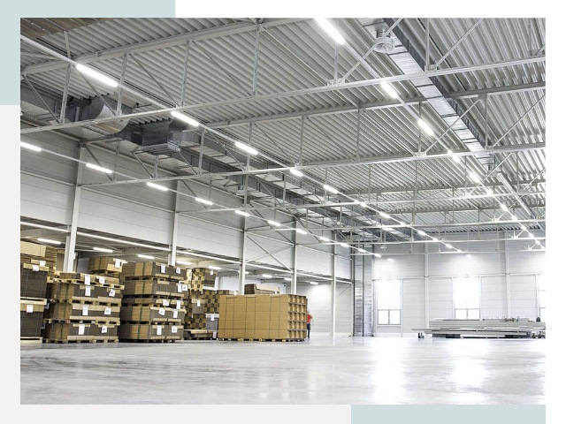 Освещение ангаров в Щербинке